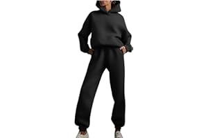 JMMSlmax 2 PC Sweatsuit Set Men Women Oversized Long Sleeve Hoodie Pullover Sweatshirt Sweatpants Tracksuit Jogger Sweatpants