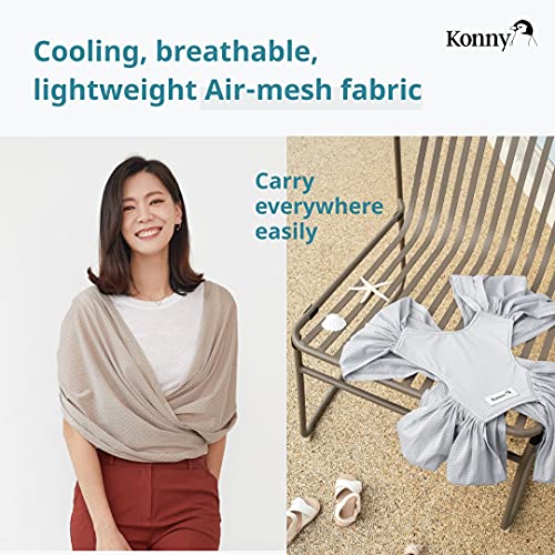 Konny Baby Carrier Summer UltraLightweight, HassleFree Baby Wrap
