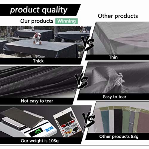 2 Tablecloth+Disposable+Rectangle+Birthdays+Weddings