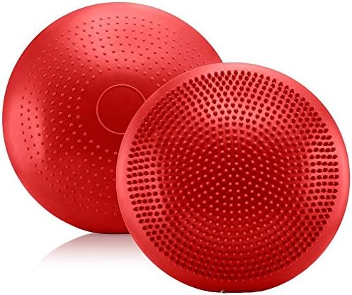 Slyk Balance Cushion Including - air -Filled, Non-Slip Air Stability Wobble Disc, Balance Training Exercise Cushion (Ø 33cm) for Rehab, Fitness and Recovery