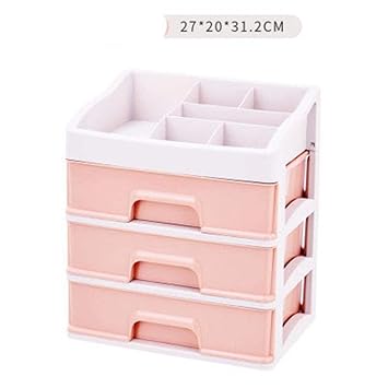 Amazon Com Ihomei Plastic Makeup Organizer Cosmetic Drawer Makeup