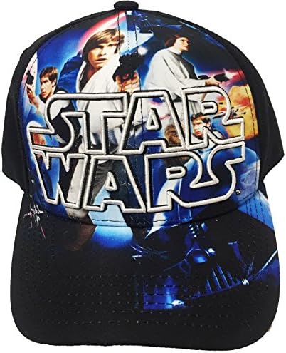 Mens Star Wars Classic Poster Collage Baseball Cap - Black One Size