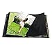 4 Pack CocoPolka 4 x 6 Flexible Photo Albums. 48 Pockets with Black Background & Customizable Covers.