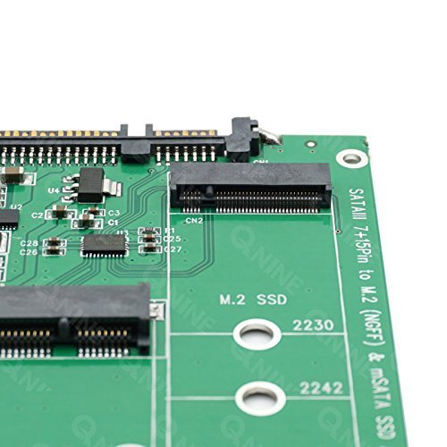 QNINE-M2-or-MSATA-to-USB-or-SATA-30-Adapter-2-in-1-Converter-Reader-Card-with-Cable-Support-Mini-SATA-or-Ngff-B-Key-SSD