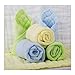 8 Pack Baby Muslin Washcloths and Towels for Sensitive Skin - Natural Organic Cotton Baby Wipes and Soft Towel for Face, Hands and Body