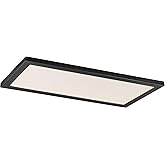 Maxim Lighting 55761WTBK Sky - 40W 1 5CCT LED Flush Mount-23.5 Inch Length and 11.75 Inch Wide, Finish Color: Black