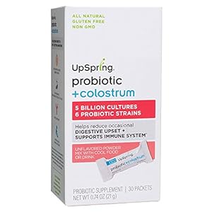 UpSpring Probiotic for Kids with Colostrum - Probiotic Powder - 30 count packets from Upspring Baby