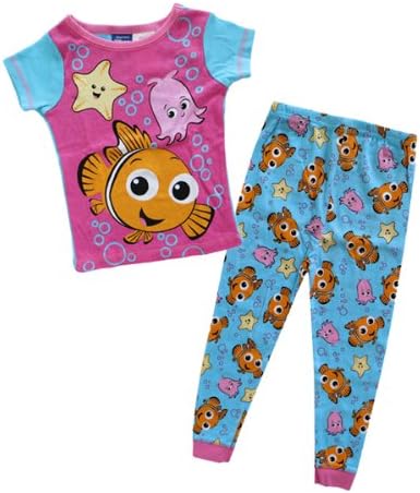 Amazon 子供パジャマ 女の子 ディズニーファインディングニモ 半袖 5 並行輸入品 ショーツ 通販