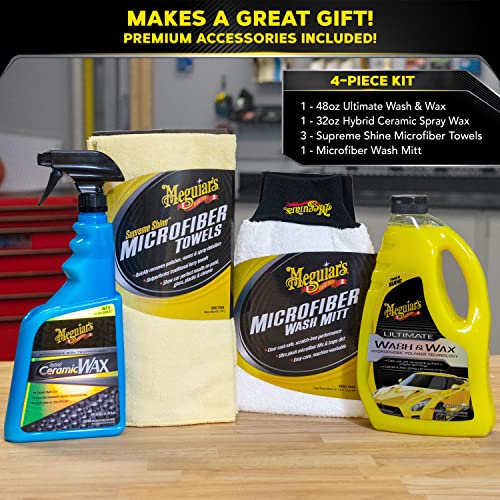 Meguiar's G55163 Premium Wash & Hybrid Ceramic Wax Kit Pricepulse