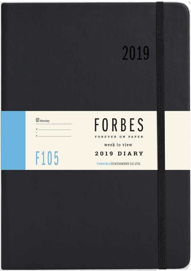 Forbes Classic 2020 A5 Week to View Diary - Soft Touch