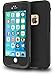 CellEver Waterproof Case for iPhone 6 / 6s, Shockproof IP68 Certified SandProof Snowproof Full Body Protective Cover - (Black)