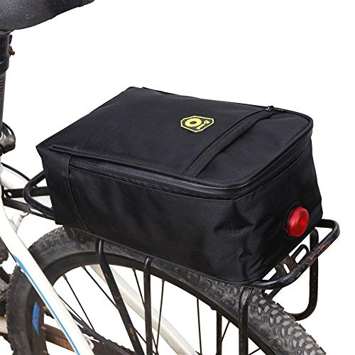 Leiyini Electric Bicycle Rear Seat Trunk Bag Cycling Rack Pack Bike Rear Bag Handbag