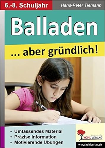 Balladen Aber Grundlich Prazise Infos Motivierende Ubungen Amazon De Tiemann Hans Peter Bucher