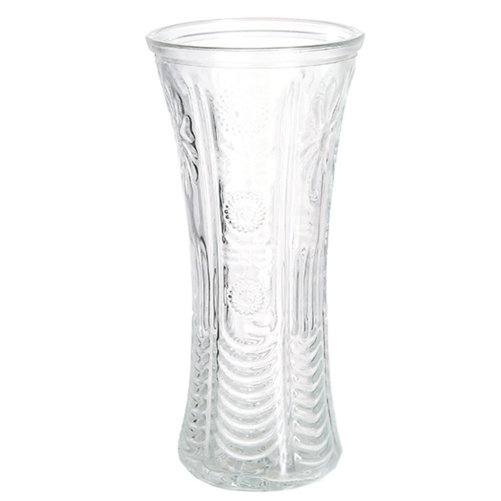 nikgic transparente jarrón maceta de flor de cristal de