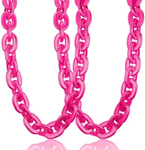 Amazon.com : 36 Inch Jumbo Fan Chain Necklace - Big Plastic