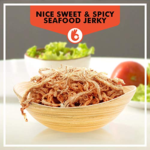 Spicy Hot Saki Ika Dried Cuttlefish Snack Hawaiian Seafood Jerky