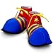 Jumbo Clown Shoes Rainbow Stripes Halloween Costume (2-Pack)