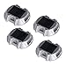 EcoCity Solar Lights LED Deck Driveway Light Dock Path Step Road Light (4 Pack)