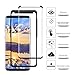Hoperain sai404 Galaxy S8 Glass Screen Protector [Case Friendly] [Tray Installation] 3D Curved Tempered Glass Screen Protector for Samsung Galaxy S8(Black).