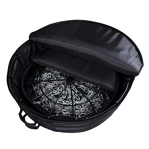 MVP Disc Sports Black Hole Pro HD Disc Golf Basket with Transit Bag