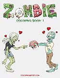 Zombie Coloring Book 1 (Volume 1) by Nick Snels