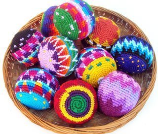 Penny Lane Brand Hacky Sack Imported From Guatamala Set of 3