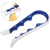 Set 4 Apribottiglie Ergonomici Per Anziani Con Artrite, Manici Antiscivolo, Include Cavatappi E Tappetino Silicone, Turchese/rosso
