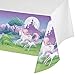 Creative Converting Unicorn Fantasy Plastic Table Cover (Each) - Party Supplies