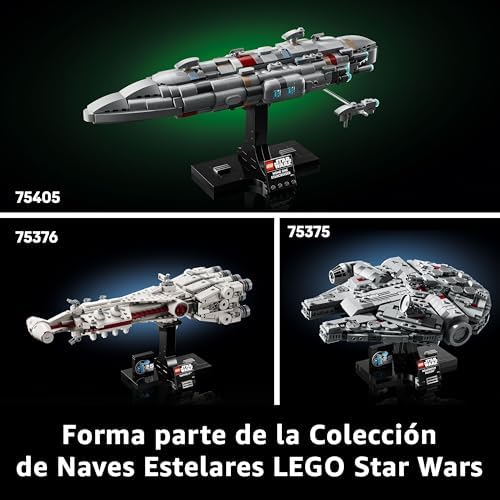 LEGO Star Wars 75404 Acclamator Class Assault Ship - Presente para os pais fãs de Attack of the Clones - Adult Starship Build Model - Home Decor