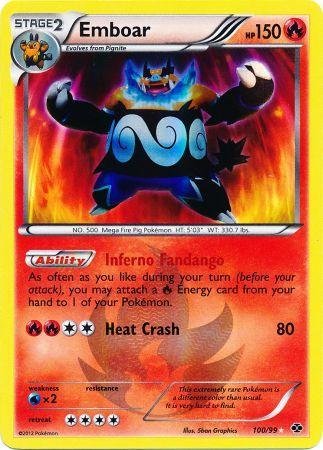 Pokemon - Emboar (100) - BW - Next Destinies - Holo
