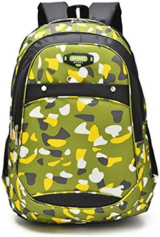 Macbag School Backpack Bookbag Durable Camping Backpack for Boys and Girls (Green)