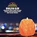 Himalayan Glow Tealight Candle Holder, Home Décor Natural Style Hand Carved Salt Lamp - 2 Pack