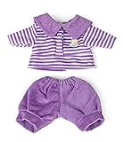 Miniland Violet Polo Shirt and Trousers for 8.25'' Baby Dolls