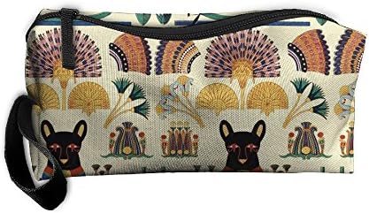 Portable Durable Waterproof Travel Bag Black Cats Goddesses Bastet Ancient Egypt Home Makeup Toiletry Cosmetic Pencil Medicine Bag