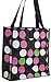 World Traveler Multicolor Polka Dots Travel Tote Bag 12-inch