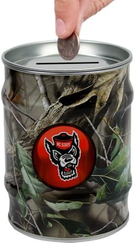NC State Wolfpack NCSU NCAA Realtree Tin Bank