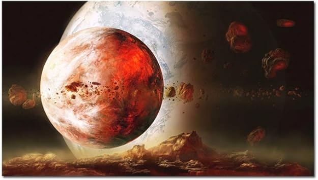 Suuyar Póster De Planetas Cosmos Space Poster Sci Fi Impresiones