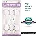 Baby Proofing Safety Cabinet Locks - Child Proof Latches for Drawer Cupboard Dresser Doors Closet Oven Refrigerator - Adjustable Childproof Straps by Oxlay - White - 6 Pack
