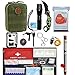 YASY 3 in 1 Survival Kit with Water Filter Camping Emergency First Aid Gear for Hiking Car with Waterproof Bag (3 in 1 Survival kit)thumb 1