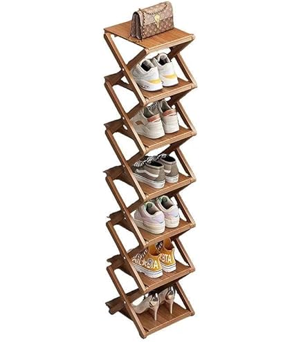 Amazon.com: Shoe Rack Multi Bathroom Slipper Rack Layer Vertical