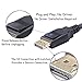 UVI2 8K DisplayPort to DisplayPort 1.4 Cable, VESA Certified Display Port Cable 6ft, DP to DP Cable Cord Support [1440P@144Hz, 1080P@240Hz, 4K@120Hz, 8K@60Hz] & HDR
