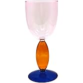 Flylin Creative Wine Glasses, 13.5 oz Red Wine Glass Colorful Wine Glass Goblet Wine Cocktail Juice Glass for Party Dinner Wedding Festival Kitchen Bar Celebration (1Pcs) (3)