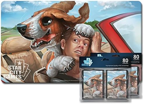 StarCityGames Creature Collection Player Bundle - Slobberin' Miledriver (One Playmat &amp; Two 80 ct. Packs of Sleeves)