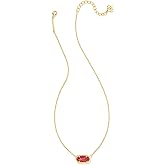 Kendra Scott Elisa Pendant Necklace Gold Berry Kyocera Opal One Size