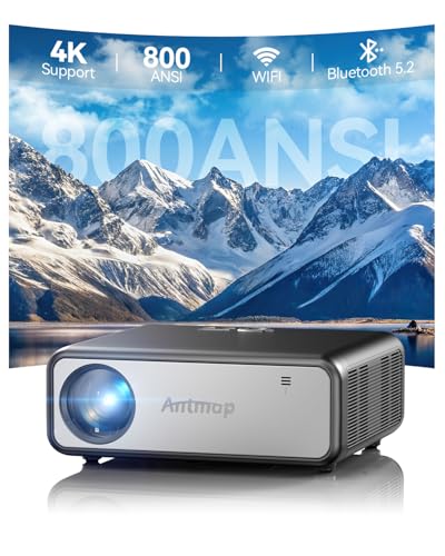 800 ANSI 4K Decoding Projector WiFi Bluetooth