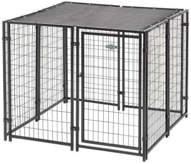 Rust-resistant Cottageview 5 Ft. X 5 Ft. X 4 Ft. Boxed Kennel That Includes a Sunblock Top