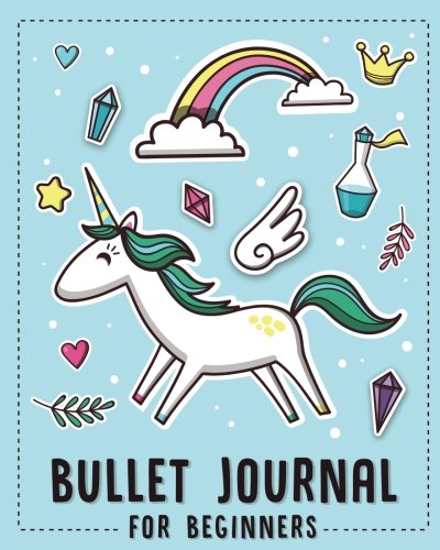 Bullet Journal for Beginners: Unicorn Design, by Katie Bently, Unicorn Journal, Bullet journal dot grid, Bullet Journals