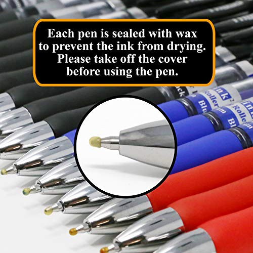 THINK2MASTER [24 Pens 3 Colors] Think2 Retractable Gel Pens. (18
