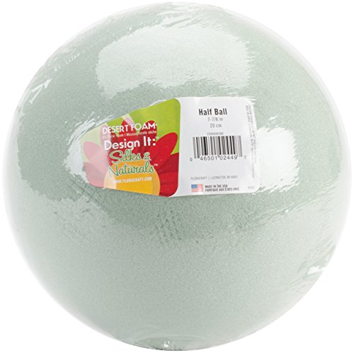 FloraCraftDesert Foam Half Ball Pkg 8" Green
