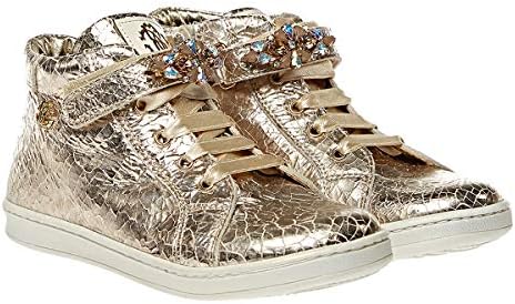gold fashion sneakers